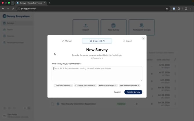 a1new-survey-options
