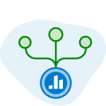 icon illustration of chart